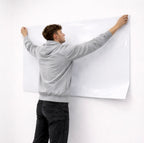 StudyWall™ Electrostatic Stick On Whiteboard Roll